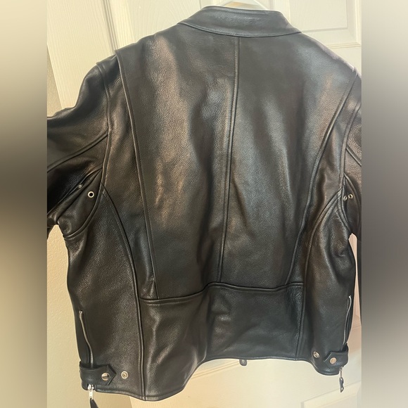 BILT Men’s Leather Motorcycle Jacket. XL - Picture 3 of 14